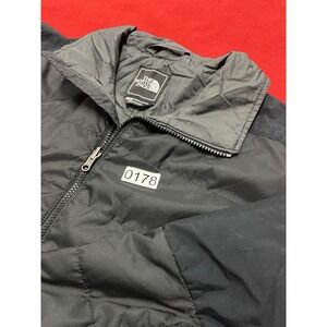 Men's North Face Light Puffer Jacket Reinforced Elbows Size Medium Black